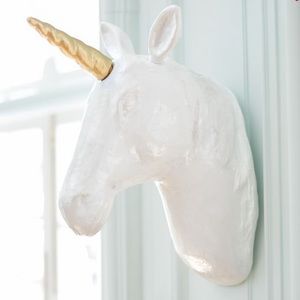 The Emely and Merrit unicorn wall mounted